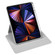 iPad Air 11 2024 Acrylic 360 Degree Rotation Holder Leather Tablet Case - Fog Grey