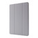 iPad Air 11 2024 Skin Feel Tri-fold Leather Tablet Case with Pen Slot - Grey