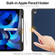 iPad Air 13 2024 DUX DUCIS Domo Series Cloth Texture Magnetic Leather Tablet Case - Blue