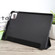 iPad Air 13 2024 Three-fold Holder Flip Tablet Leather Case - Black