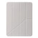 iPad Pro 11 2024 Clear Acrylic Deformation Leather Tablet Case - Grey
