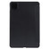 iPad Pro 11 2024 Three-fold Holder Flip Tablet Leather Case - Black