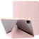 iPad Pro 13 2024 Clear Acrylic Deformation Leather Tablet Case - Pink