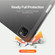 iPad Pro 13 2024 DUX DUCIS Domo Series Cloth Texture Magnetic Leather Tablet Case - Black