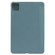 iPad Pro 13 2024 Three-fold Holder Flip Tablet Leather Case - Dark Green
