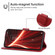 Leather Phone Case TCL 10 5G - Red