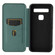 TCL 10 5G UW - US Version Carbon Fiber Texture Horizontal Flip TPU + PC + PU Leather Case with Card Slot - Green