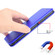 TCL 10 Lite Carbon Fiber Texture Horizontal Flip TPU + PC + PU Leather Case with Card Slot - Blue