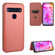TCL 10 Lite Carbon Fiber Texture Horizontal Flip TPU + PC + PU Leather Case with Card Slot - Brown