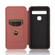 TCL 10 Lite Carbon Fiber Texture Horizontal Flip TPU + PC + PU Leather Case with Card Slot - Brown