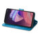 TCL 10 SE Four-leaf Clasp Embossed Buckle Mobile Phone Protection Leather Case - Blue