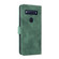 TCL 10 SE Solid Color Skin Feel Magnetic Buckle Leather Phone Case - Green