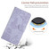 TCL 20 Pro 5G Skin Feel Butterfly Peony Embossed Leather Phone Case - Purple