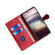 TCL 20 Pro 5G Skin Feel Straw Hat Magnetic Buckle Leather Phone Case - Red