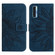 TCL 20 Pro 5G Skin Feel Sun Flower Pattern Flip Leather Phone Case with Lanyard - Inky Blue