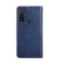 TCL 20 R 5G / Bremen / 20 AX 5G Gloss Oil Solid Color Magnetic Leather Phone Case - Blue