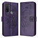 TCL 20 R 5G Embossed Butterfly Leather Phone Case - Dark Purple