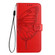 TCL 20 R 5G Embossed Butterfly Leather Phone Case - Red