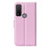 TCL 20 R 5G Litchi Texture Horizontal Flip Phone Protective Case with Holder & Card Slots & Wallet - Pink