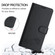 OnePlus 10 Pro 5G Cat Rat Embossed Pattern RFID Leather Phone Case with Lanyard - Black