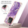 OnePlus 10T 5G / Ace Pro Electroplating Marble Dual-side IMD Phone Case - Purple 002