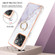 OnePlus 10T 5G / Ace Pro Electroplating Marble IMD Phone Case with Ring Holder - White 006 OnePlus 10T 5G / Ace Pro Electroplating Marble IMD Phone Case with Ring Holder - White 006