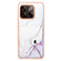 OnePlus 10T 5G / Ace Pro Marble Pattern IMD Card Slot Phone Case - White Purple