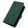 OnePlus 10T 5G Global Crossbody 3D Embossed Flip Leather Phone Case - Dark Green
