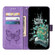OnePlus 10T 5G Global Embossed Butterfly Flip Leather Phone Case - Purple