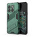 OnePlus 10T 5G Punk Armor PC + TPU Phone Case with Holder - Green