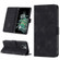 OnePlus 10T 5G Skin-feel Embossed Leather Phone Case - Black OnePlus 10T 5G Skin-feel Embossed Leather Phone Case - Black