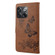 OnePlus 10T Butterfly Embossed Horizontal Flip Leather Phone Case - Brown