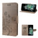 OnePlus 10T Butterfly Flower Pattern Flip Leather Phone Case - Grey
