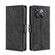 OnePlus 10T Skin Feel Crocodile Magnetic Clasp Leather Phone Case - Black