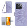 OnePlus 10T Skin Feel Sun Flower Pattern Flip Leather Phone Case with Lanyard - Purple