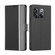 OnePlus 10T Twill Texture Side Button Leather Phone Case - Black