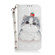 OnePlus 11 3D Colored Horizontal Flip Leather Phone Case - Cute Cat
