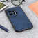 OnePlus 11 5G Accurate Hole Two-color Calf Texture PU Phone Case - Blue