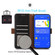 OnePlus 11 5G Crazy Horse Top Layer Cowhide RFID Leather Phone Case - Black
