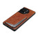 OnePlus 11 5G Denior Imitation Crocodile Leather Back Phone Case with Holder - Brown
