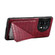 OnePlus 11 5G Denior Imitation Crocodile Leather Back Phone Case with Holder - Rose Red