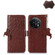OnePlus 11 5G Ostrich Pattern Genuine Leather RFID Phone Case - Coffee