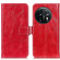 OnePlus 11 5G Retro Crazy Horse Texture Leather Phone Case - Red