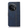 OnePlus 11 5G Stitching Thread Calf Texture Leather Phone Case - Blue