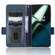 OnePlus 11 5G Symmetrical Triangle Leather Phone Case - Blue
