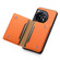 OnePlus 11 Calf Texture Card Bag Design Full Coverage Phone Case - Orange