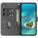 OnePlus 11 Crystal Texture Colored Drawing Leather Phone Case - Gold Peony