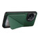 OnePlus 11 D04 Calf Texture Dual Card Slot Holder Phone Case - Green