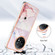 OnePlus 11 Marble Pattern IMD Card Slot Phone Case - Rose Gold