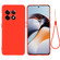 OnePlus 11 Pure Color Liquid Silicone Shockproof Full Coverage Phone Case - Red